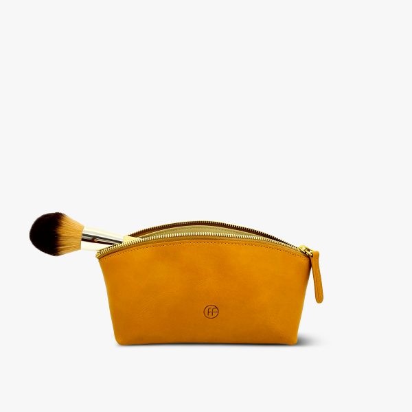 FREIFORM MAKE UP BAG, CAMEL